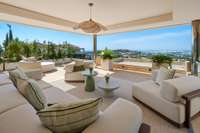 living - Piso de 576m² con 446m² terraza en venta en Nueva Andalucía - gallery thumbnail - 8