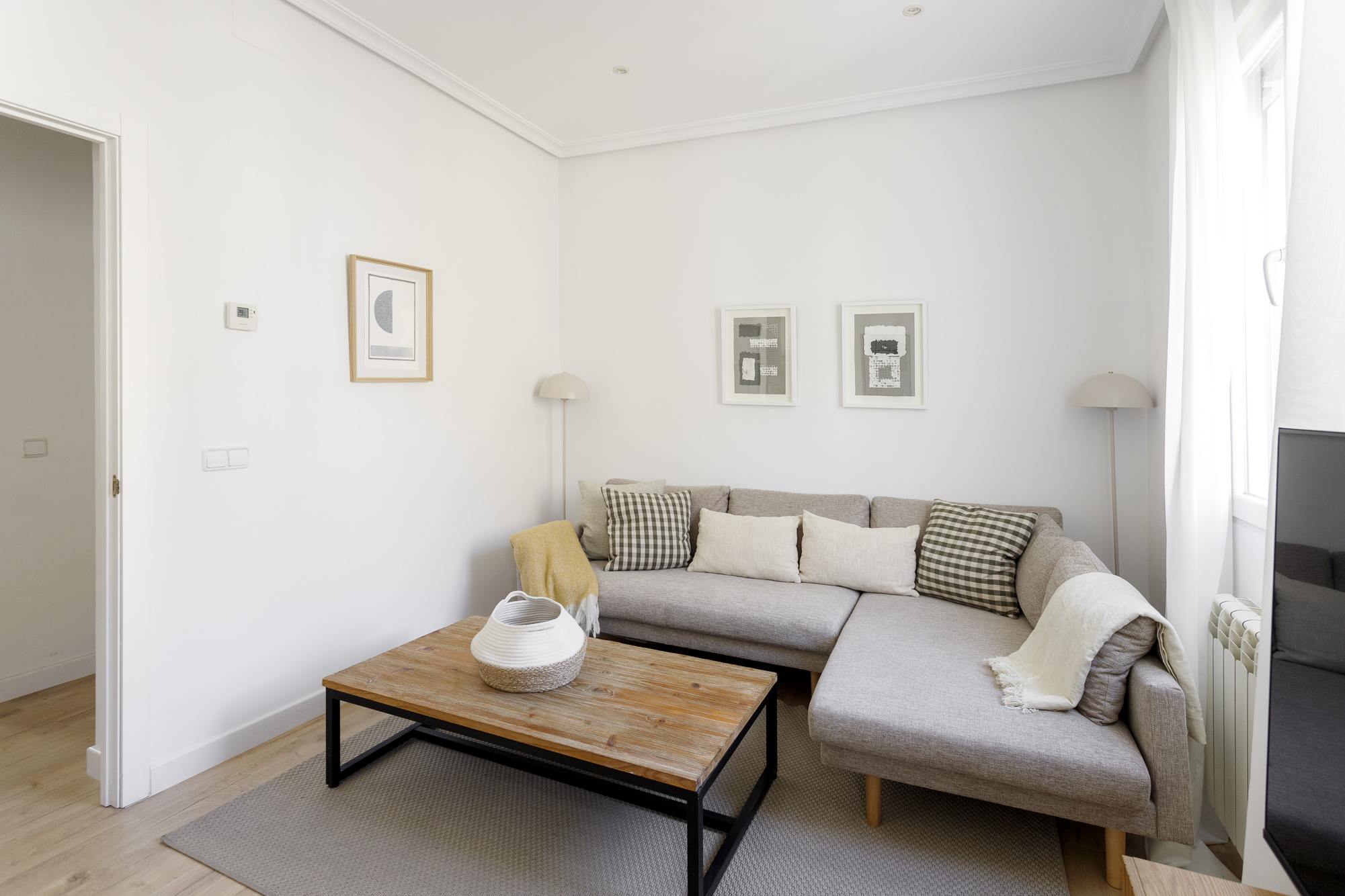 living - 85m² apartment for rent in Lista, Madrid - gallery - 6