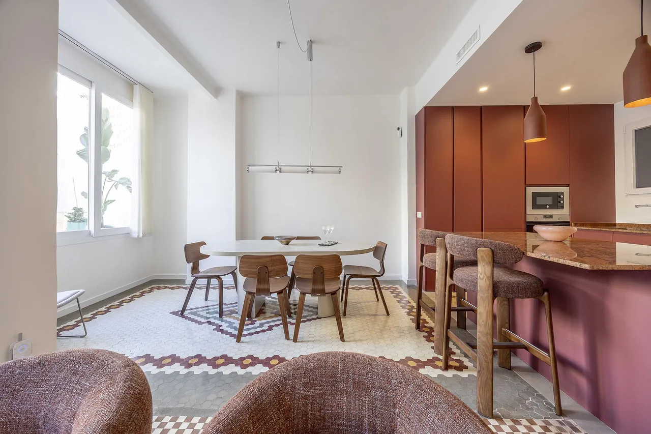 living - Piso de 230m² con 75m² terraza en venta en Gran Vía - gallery - 7