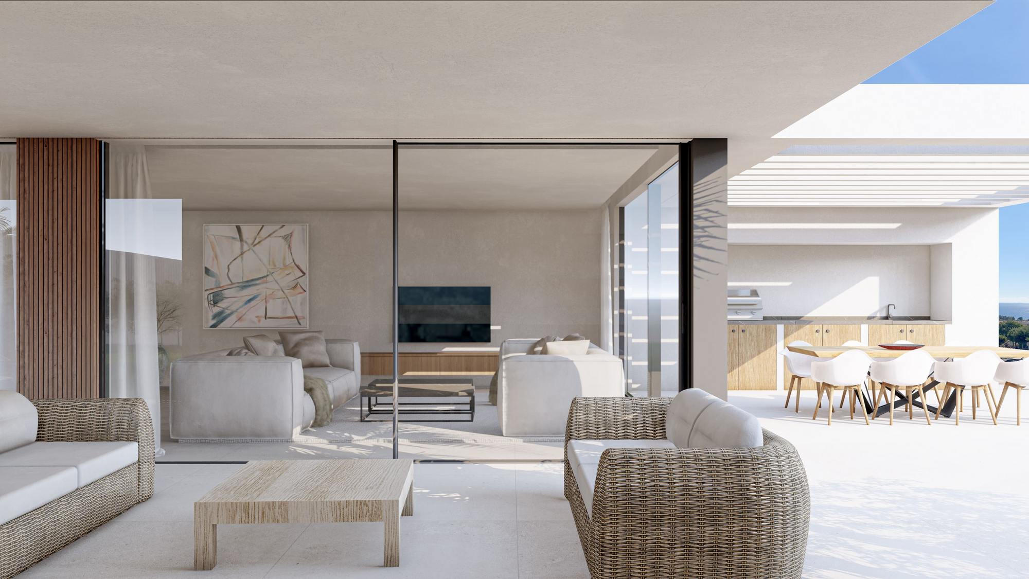 living - 838m² house / villa with 231m² terrace for sale in Casares - gallery thumbnail - 5