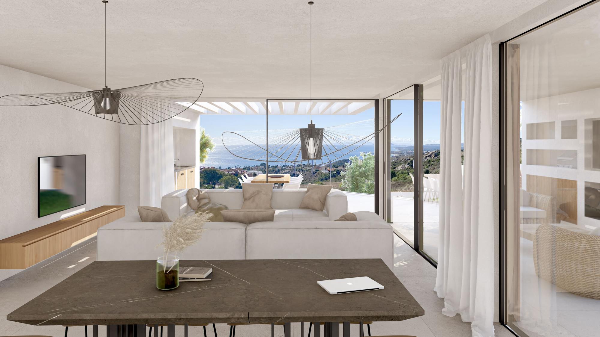 living - Casa / villa de 838m² con 231m² terraza en venta en Casares - gallery - 7