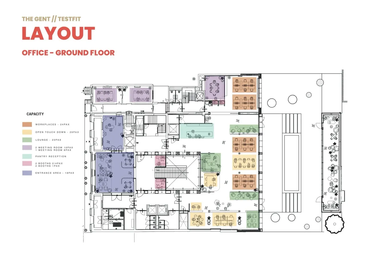 office - The Gent - Office - Dils - Plan d'étage - 6