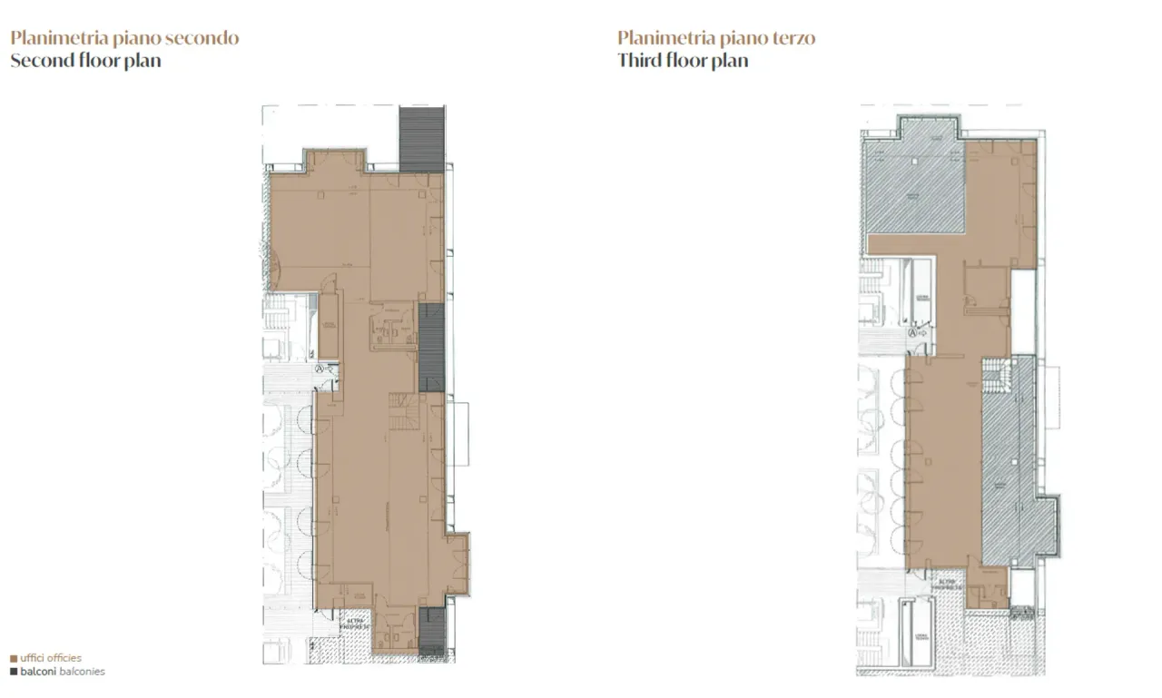office - Tortona 37 - Kantoor - Dils - Verdiepingsplan - 1