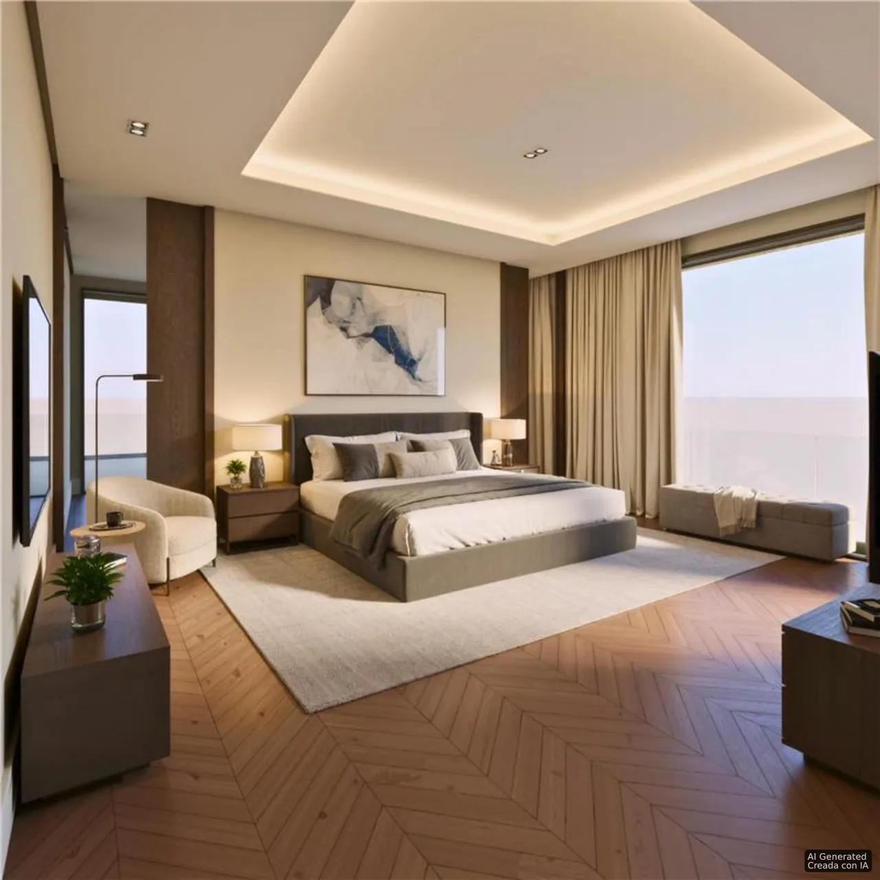 living - 860m² house / villa with 300m² terrace for sale in Conde de Orgaz and Piovera - gallery - 9