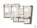 living - Sforza 4 unità 799 - Living - Dils - Plan d'étage thumbnail - 1