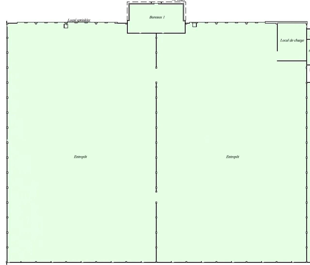 logistics - Entrepôt Logistique À Louer - Plan d'étage - 1