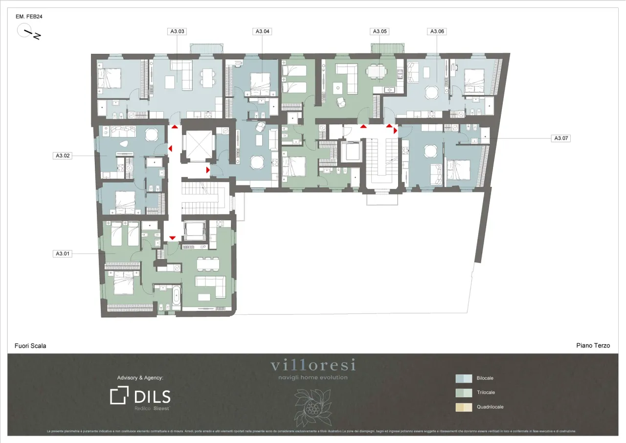 living - Villoresi 11 - Living - Dils - Floor Plan - 4