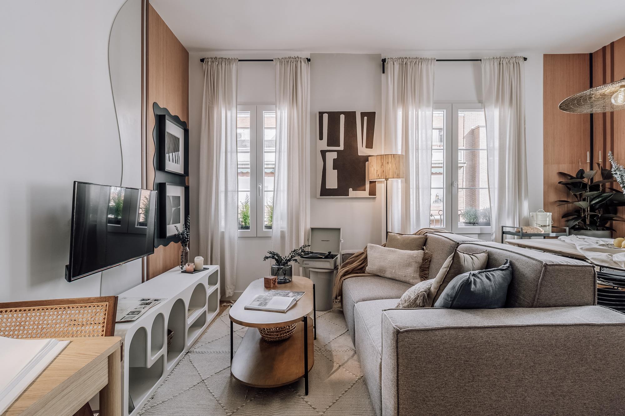 living - Piso de 54m² en venta en Goya, Madrid - featured