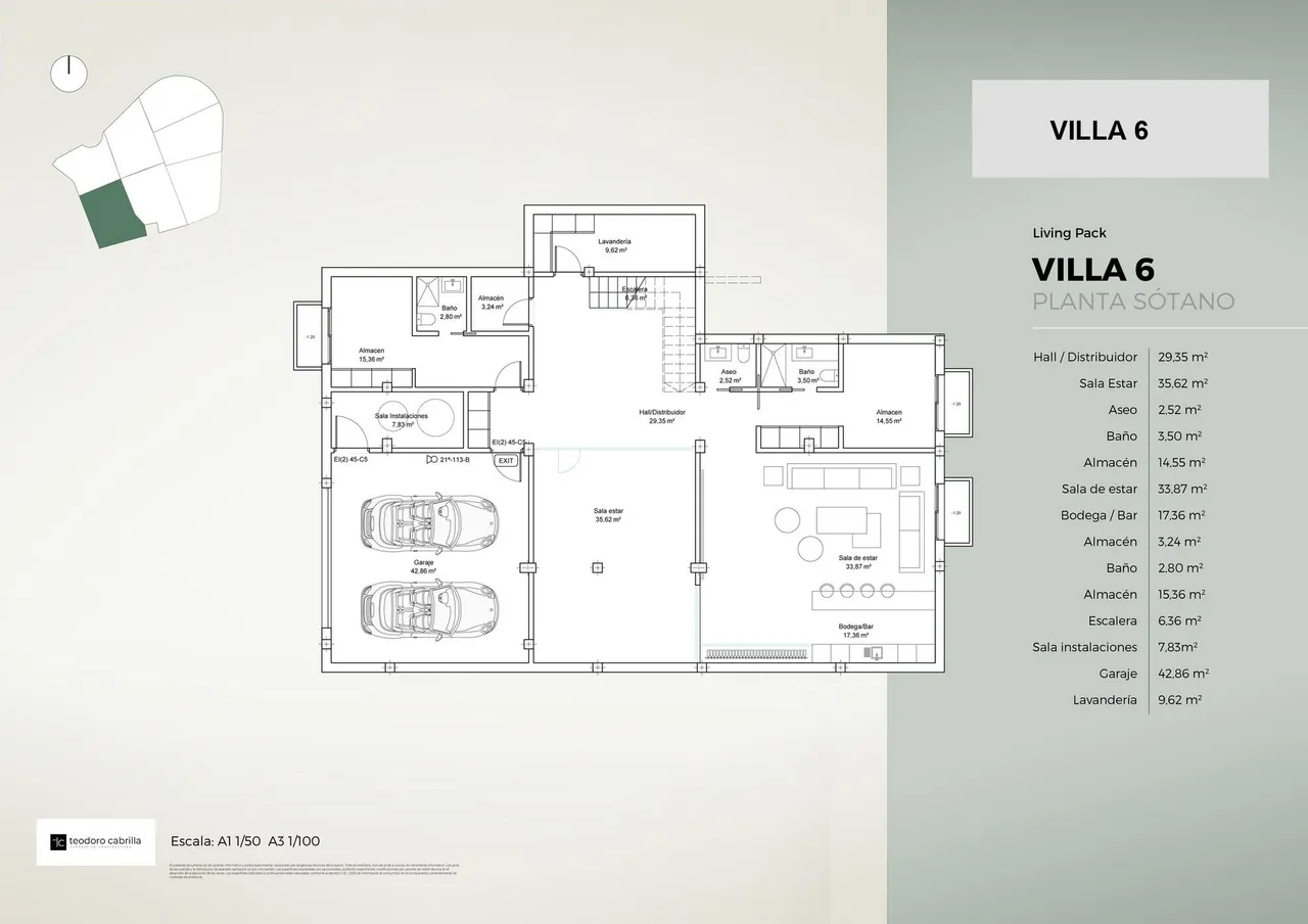 living - Dream Las Chapas Houses / Villas, East Marbella, Costa del Sol - Floor Plan - 7