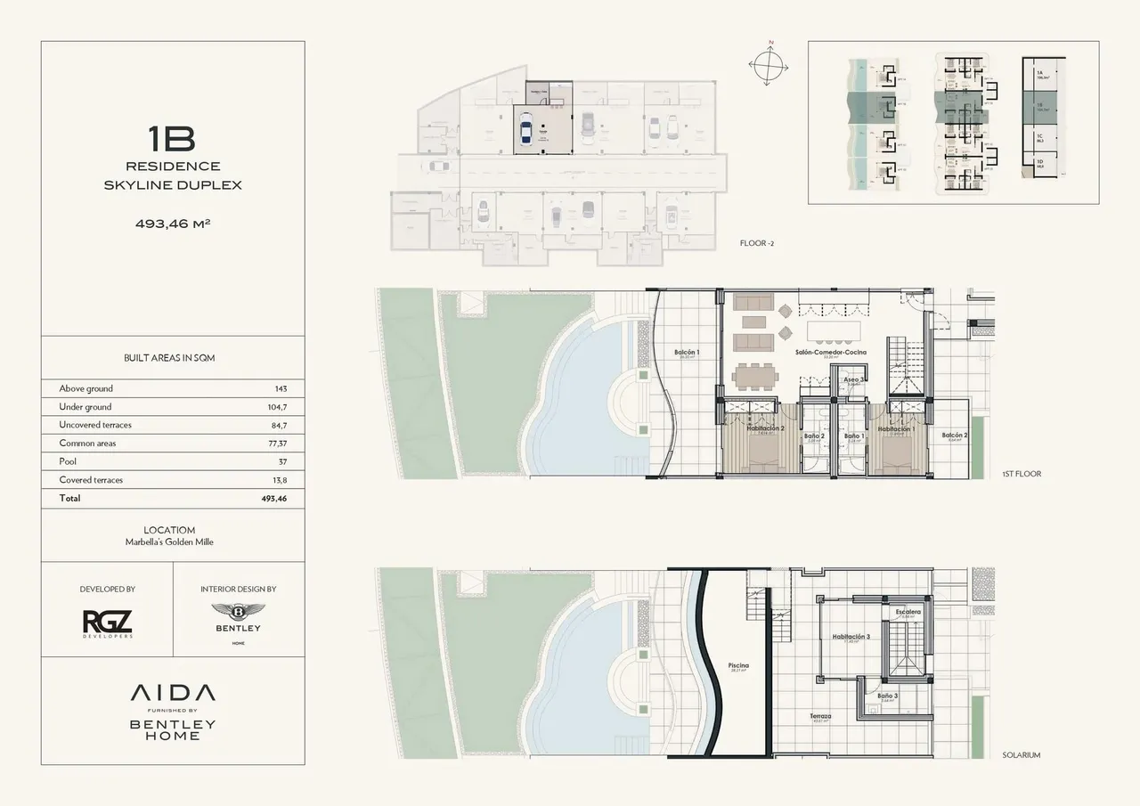 living - AIDA Apartments, Golden Mile, Costa del Sol - Floor Plan - 5