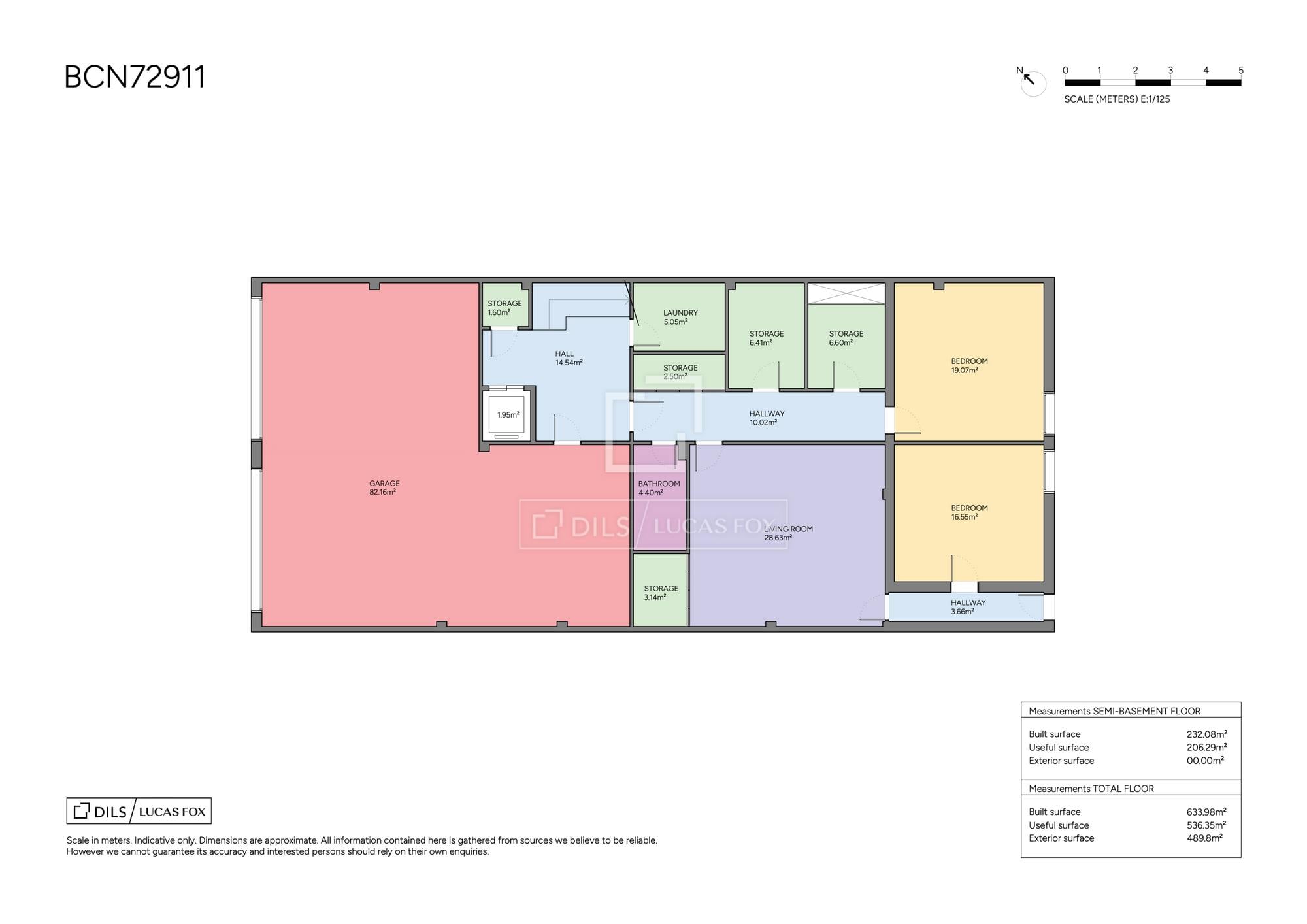 living - Casa / villa de 592m² con 489m² de jardín en venta en Pedralbes - Plano del piso thumbnail - 1