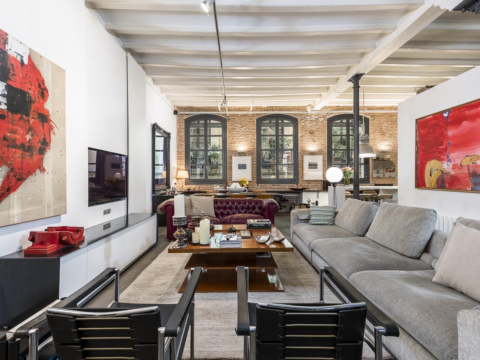 living - 162m² apartment for sale in Eixample Right, Barcelona - gallery thumbnail - 1