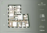 living - Melzi d'Eril - Wonen - Dils - Verdiepingsplan thumbnail - 4