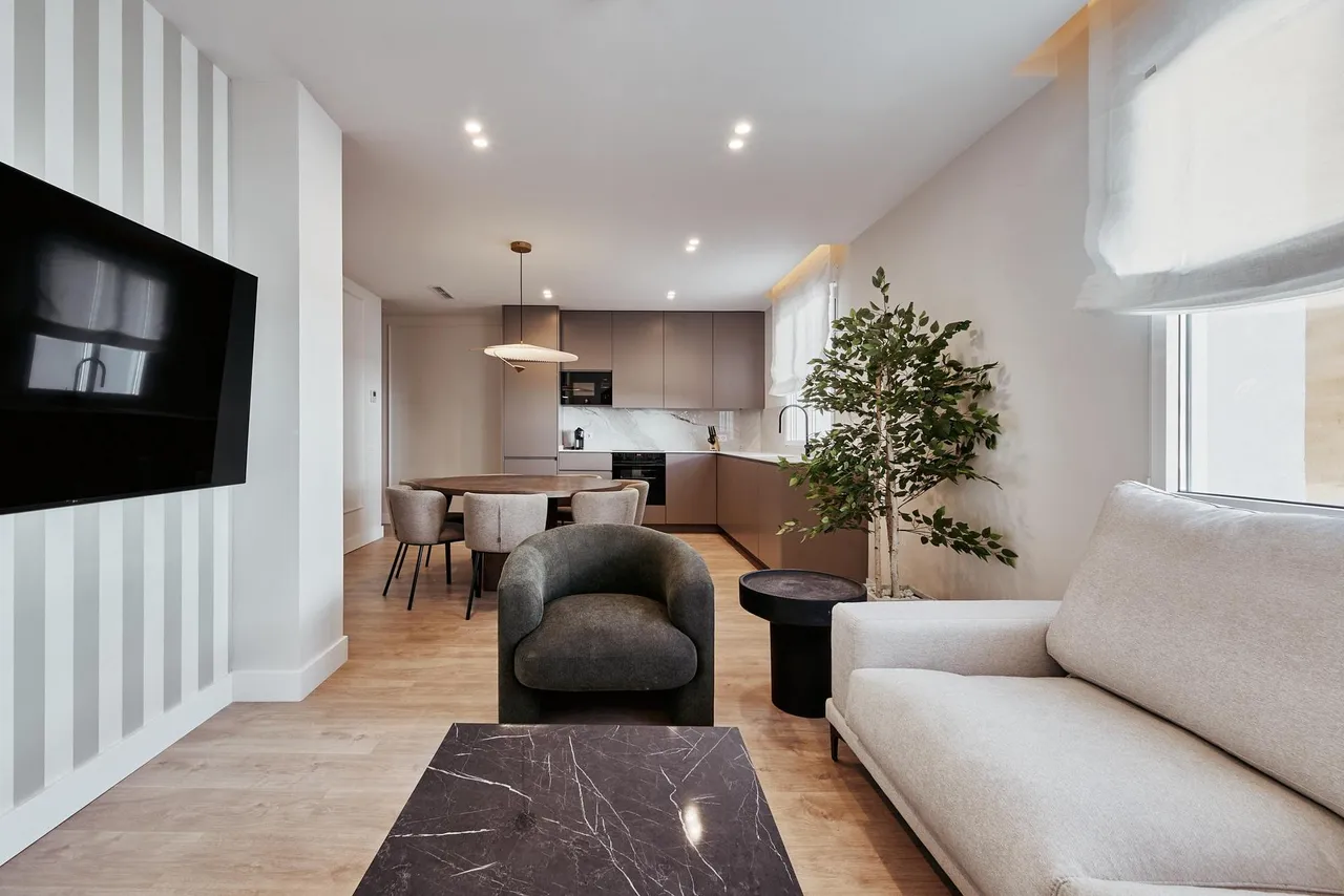 living - Piso de 121m² en venta en Retiro, Madrid - gallery - 4