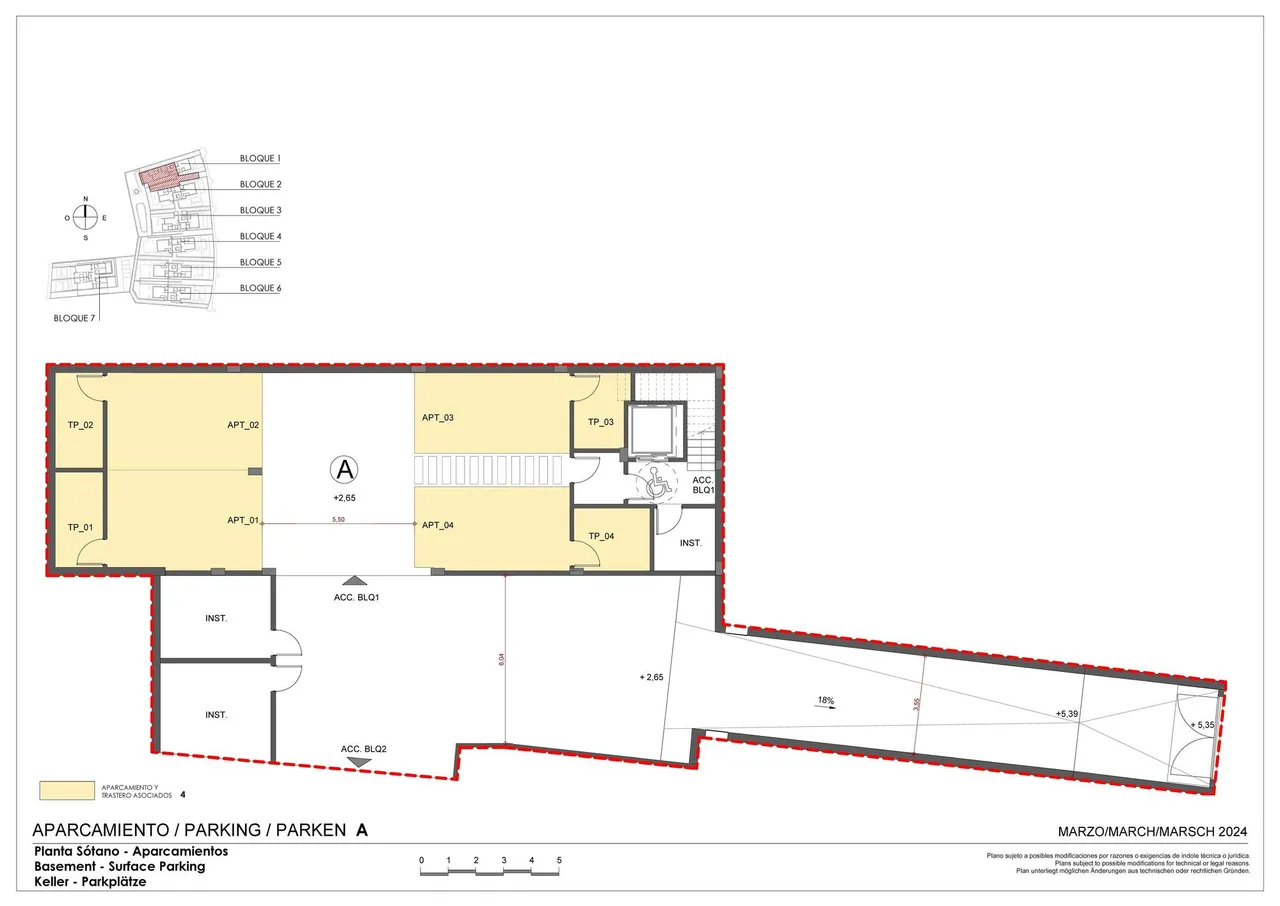 living - Apartments in Colonia de San Jordi - Floor Plan - 1