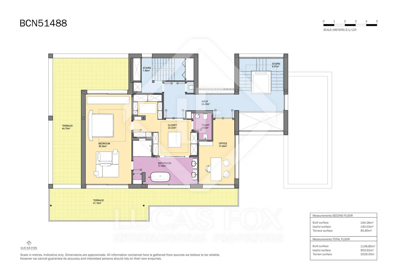 living - Casa / villa de 1,148m² con 1,731m² de jardín en venta en Pedralbes - Plano del piso - 4