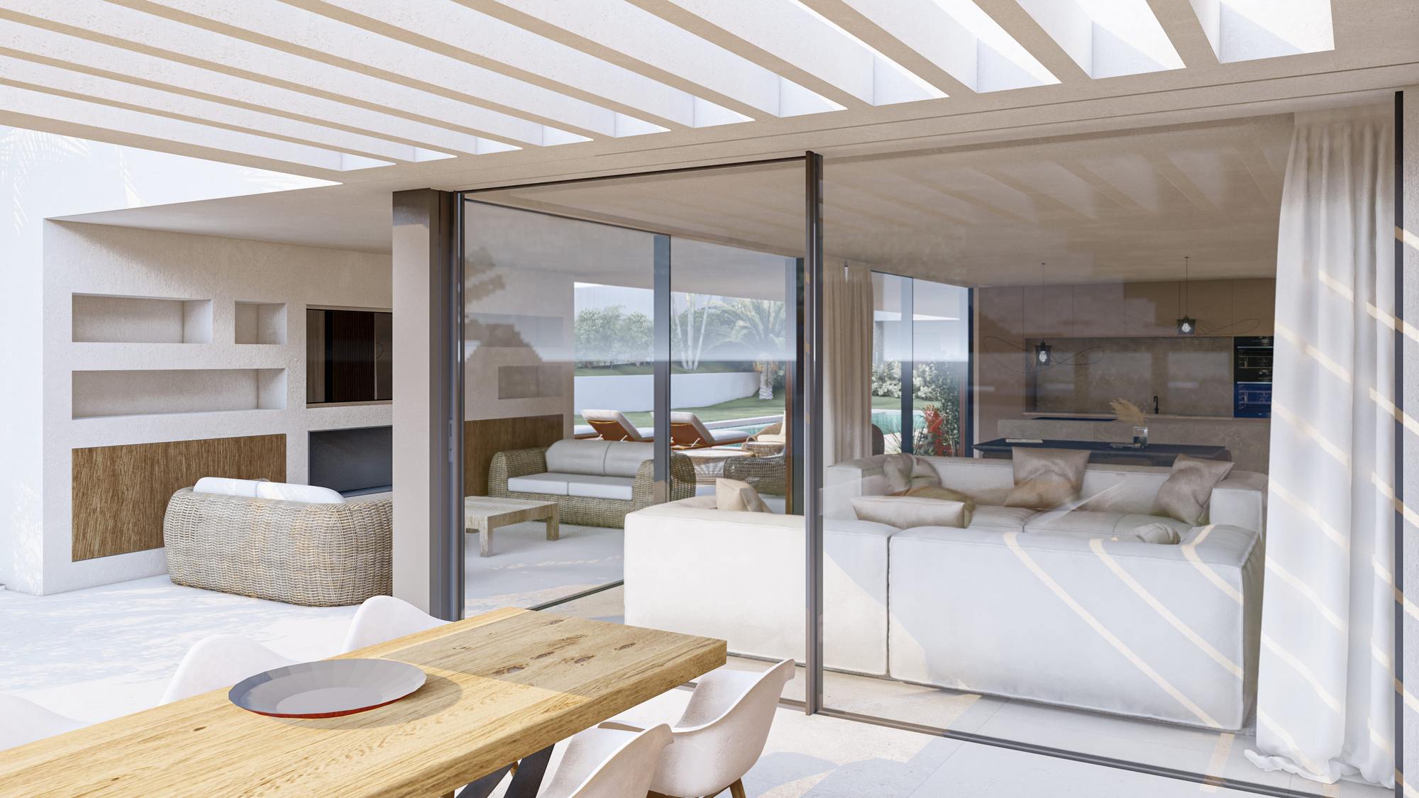 living - Casa / villa de 838m² con 231m² terraza en venta en Casares - gallery thumbnail - 4