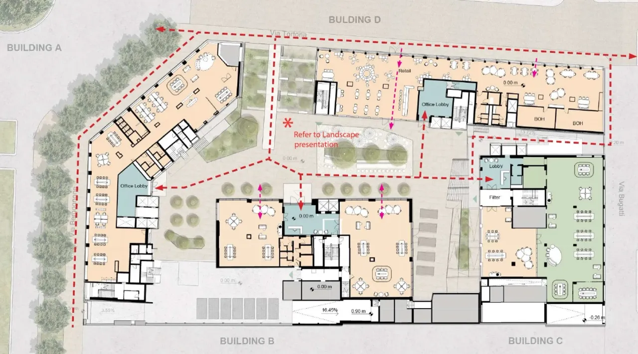 office - Tortona 25 - Office - Dils - Plan d'étage - 3