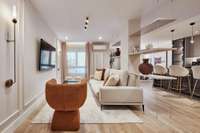 living - Piso de 253m² en venta en Castellana, Madrid - gallery thumbnail - 3