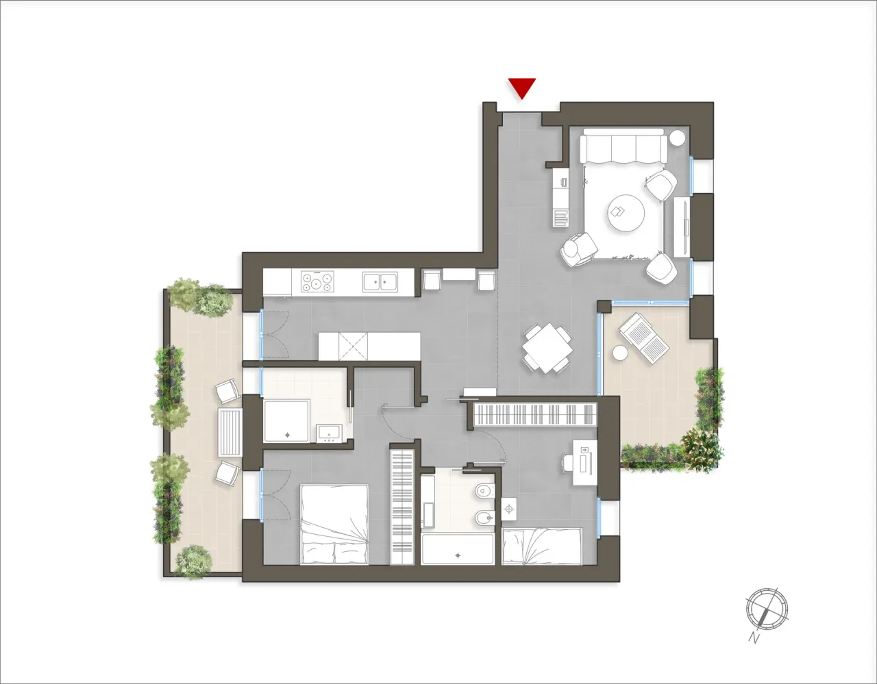 living - Manfredonia 4 - Living - Dils - Planimetria - 1