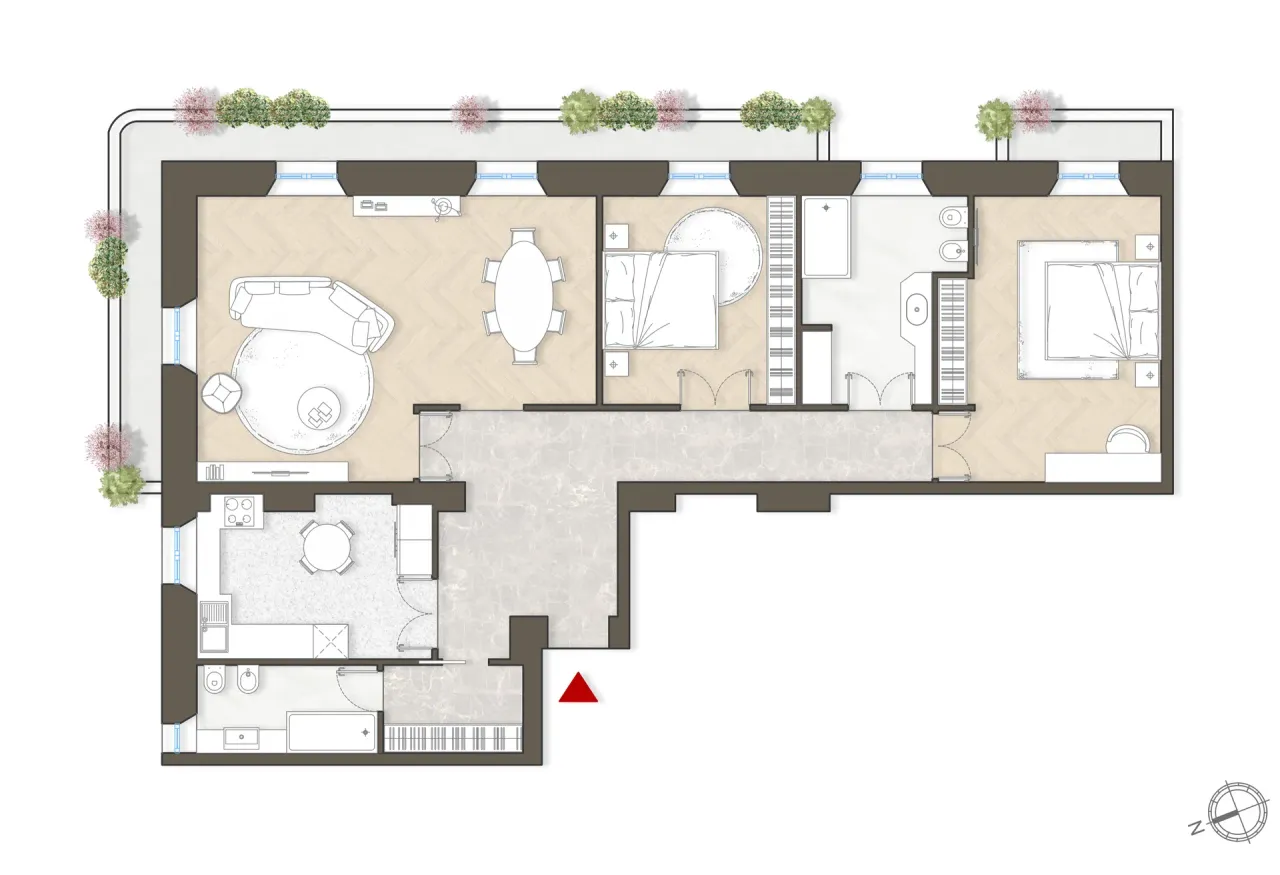 living - Washington 48 - Living - Dils - Planimetria - 1