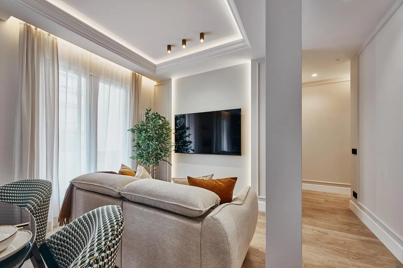 living - Piso de 109m² con 7m² terraza en venta en Castellana - gallery - 3