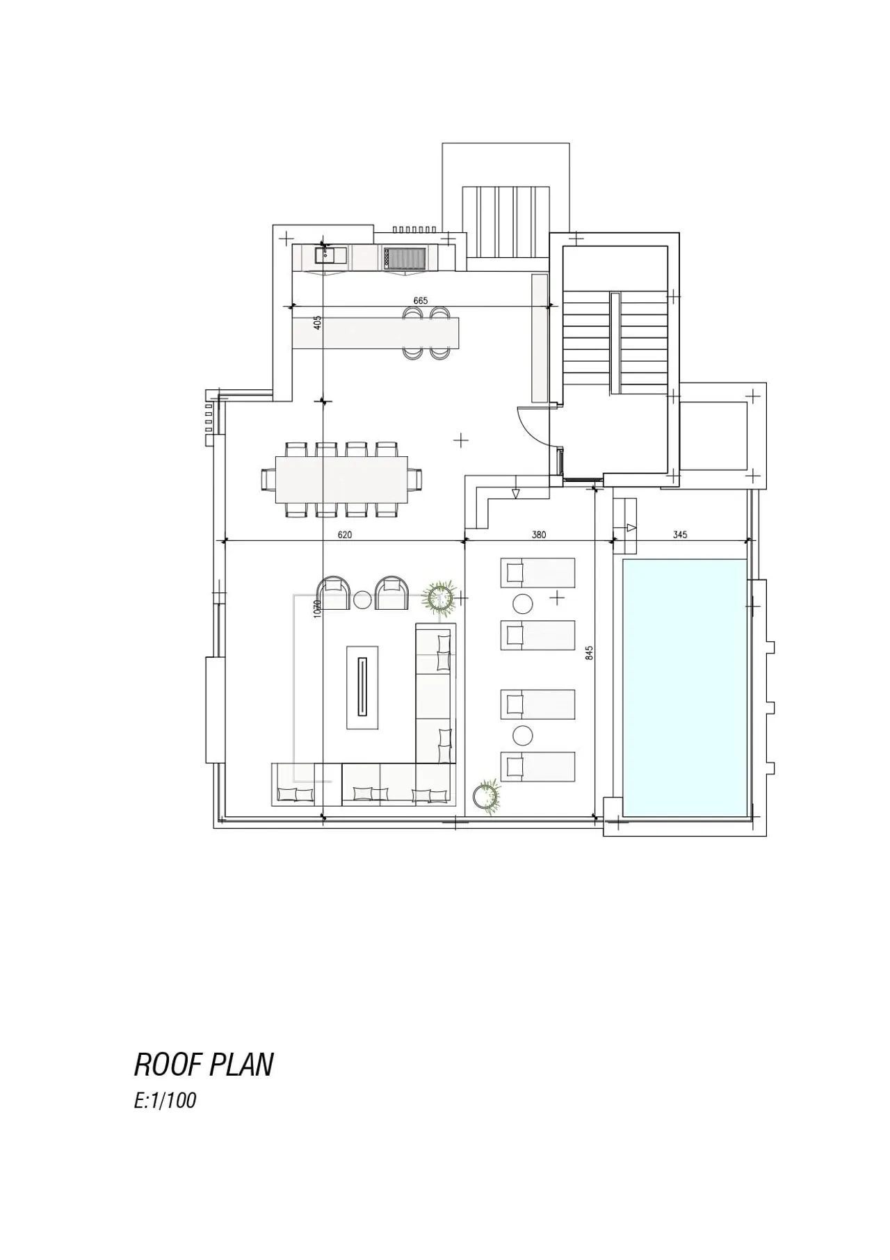 living - Casa / villa de 802m² con 421m² terraza en venta en Milla de Oro - Plano del piso - 4