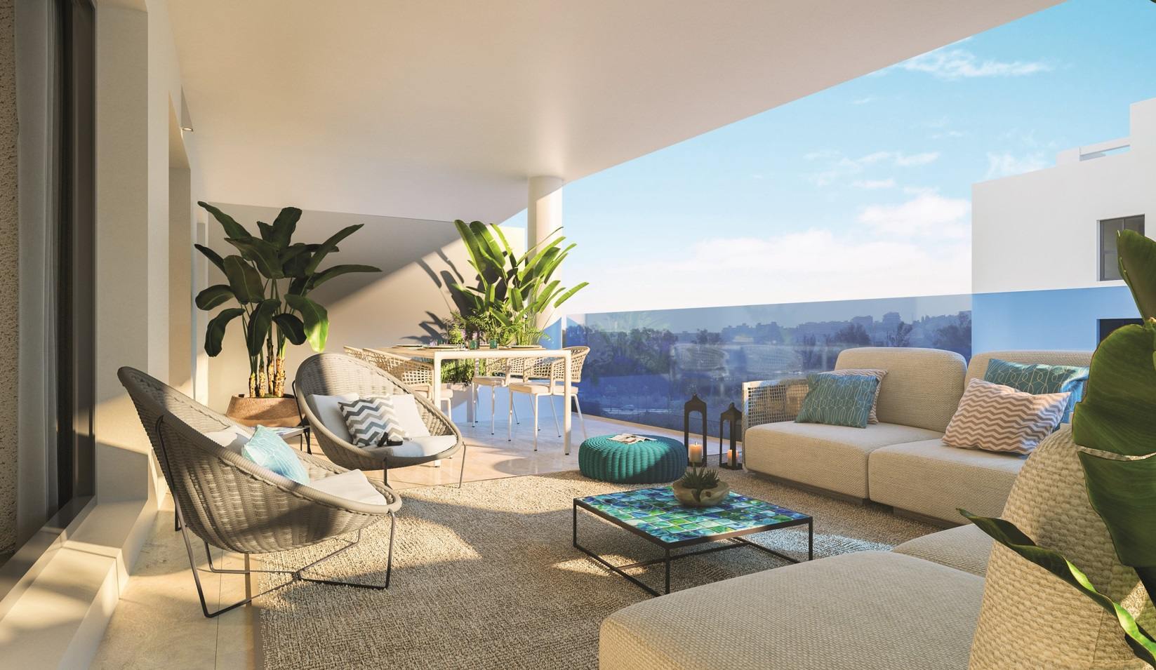 living - Jardines De Las Lagunas II Apartments - gallery - 3