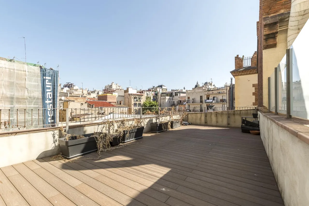 living - Piso de 195m² con 43m² terraza en venta en Gótico - gallery - 3