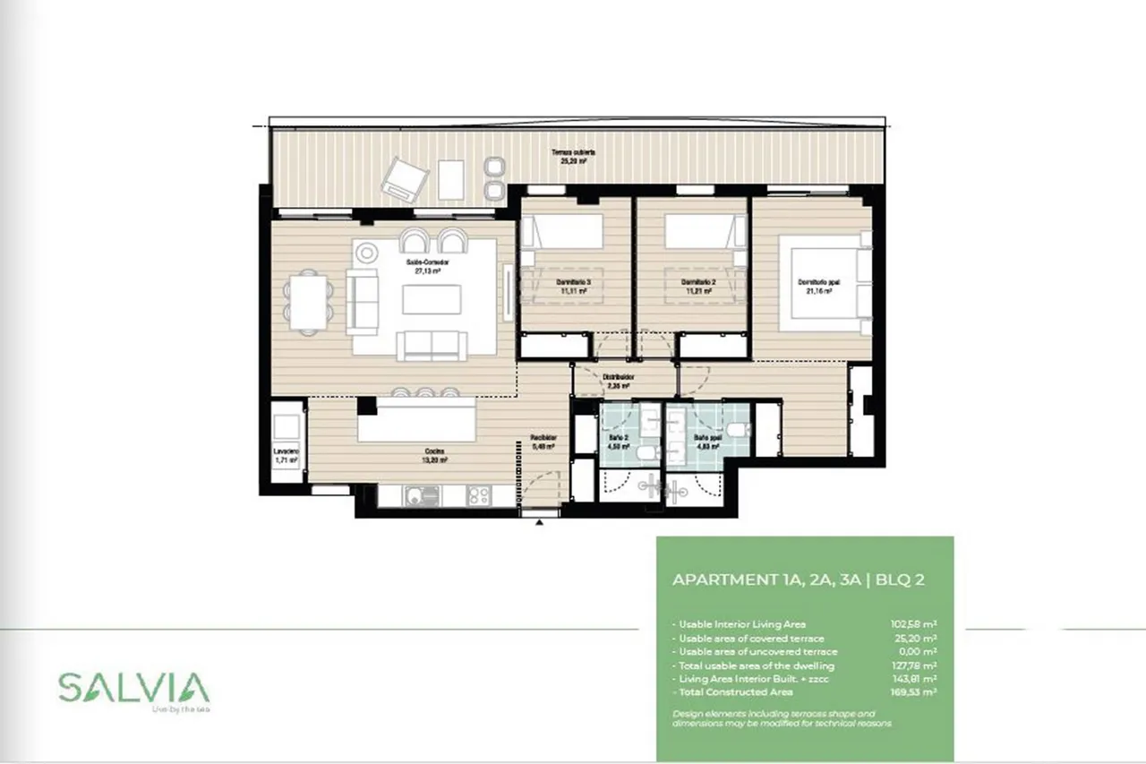 living - New development of luxury apartments in a gated community in the sought after town of San Pedro de Alcántara, Costa del Sol - Floor Plan - 1
