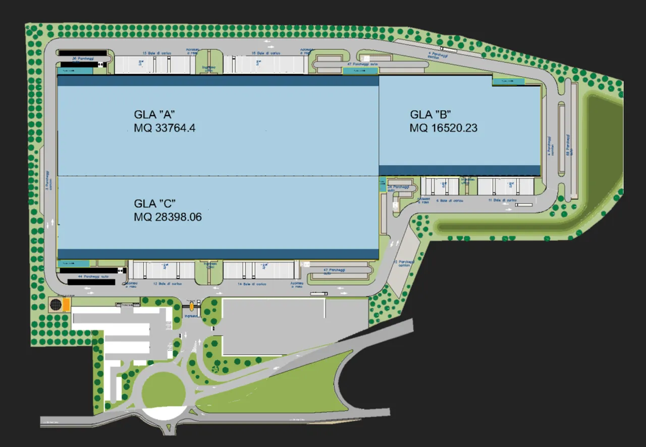 logistics - South Pavia - Logistics - Dils - Verdiepingsplan - 1