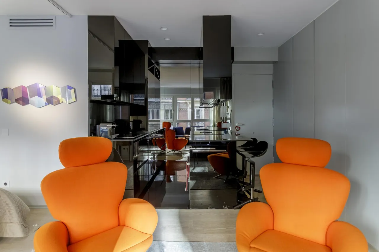 living - Piso de 55m² en venta en Jerónimos, Madrid - gallery - 9