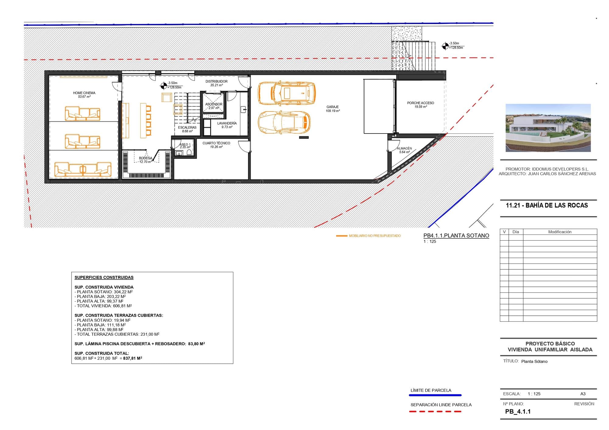 living - 838m² house / villa with 231m² terrace for sale in Casares - Floor Plan thumbnail - 1