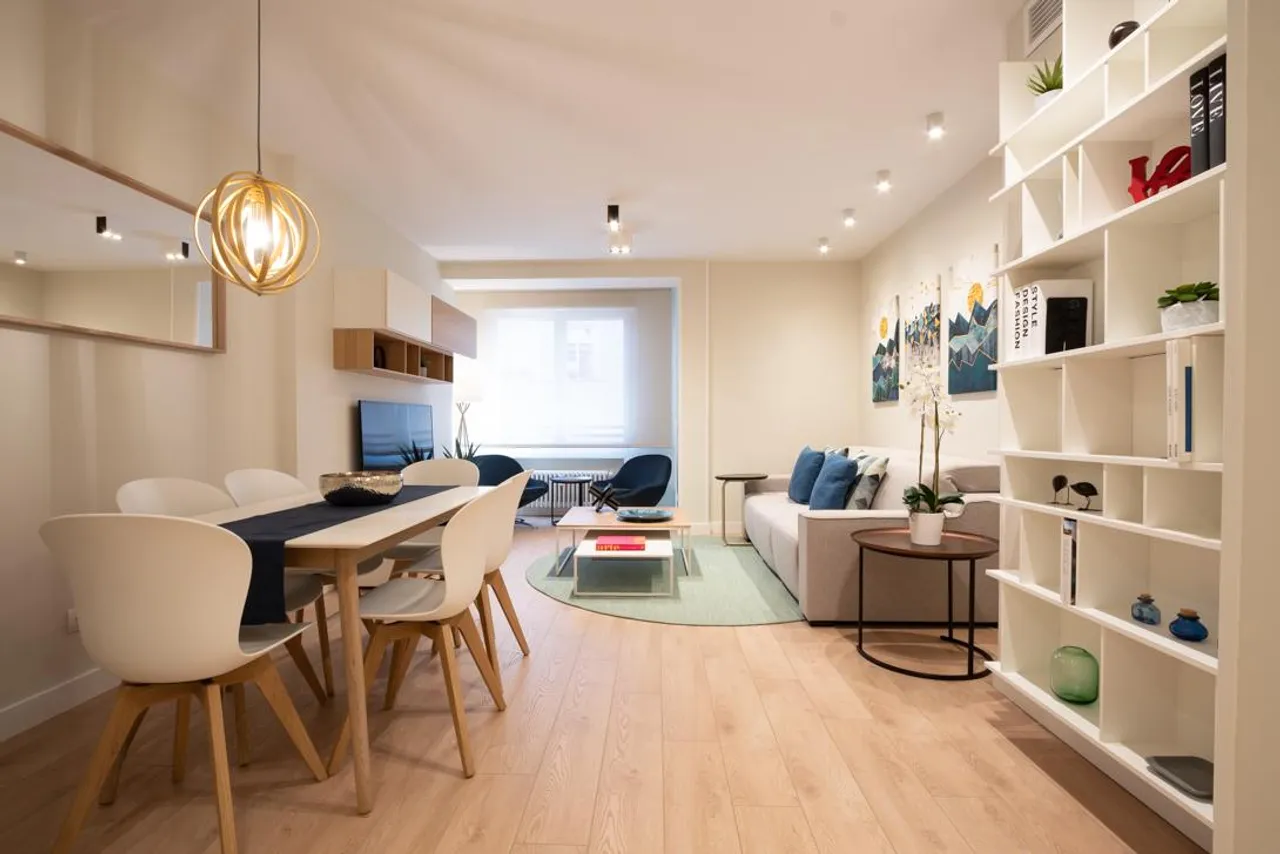 living - 96m² apartment for rent in Lista, Madrid - gallery - 7