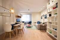 living - 96m² apartment for rent in Lista, Madrid - gallery thumbnail - 7