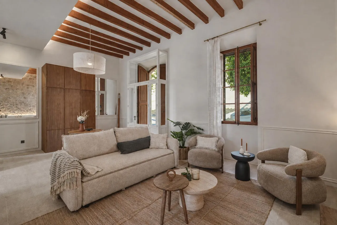 living - 240m² country house for sale in Bunyola, Balearic Islands - gallery - 2