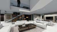 living - Aqua, Coleum y Luxury: 3 villas de lujo en Sant Berger, Teià, Barcelona - gallery thumbnail - 8