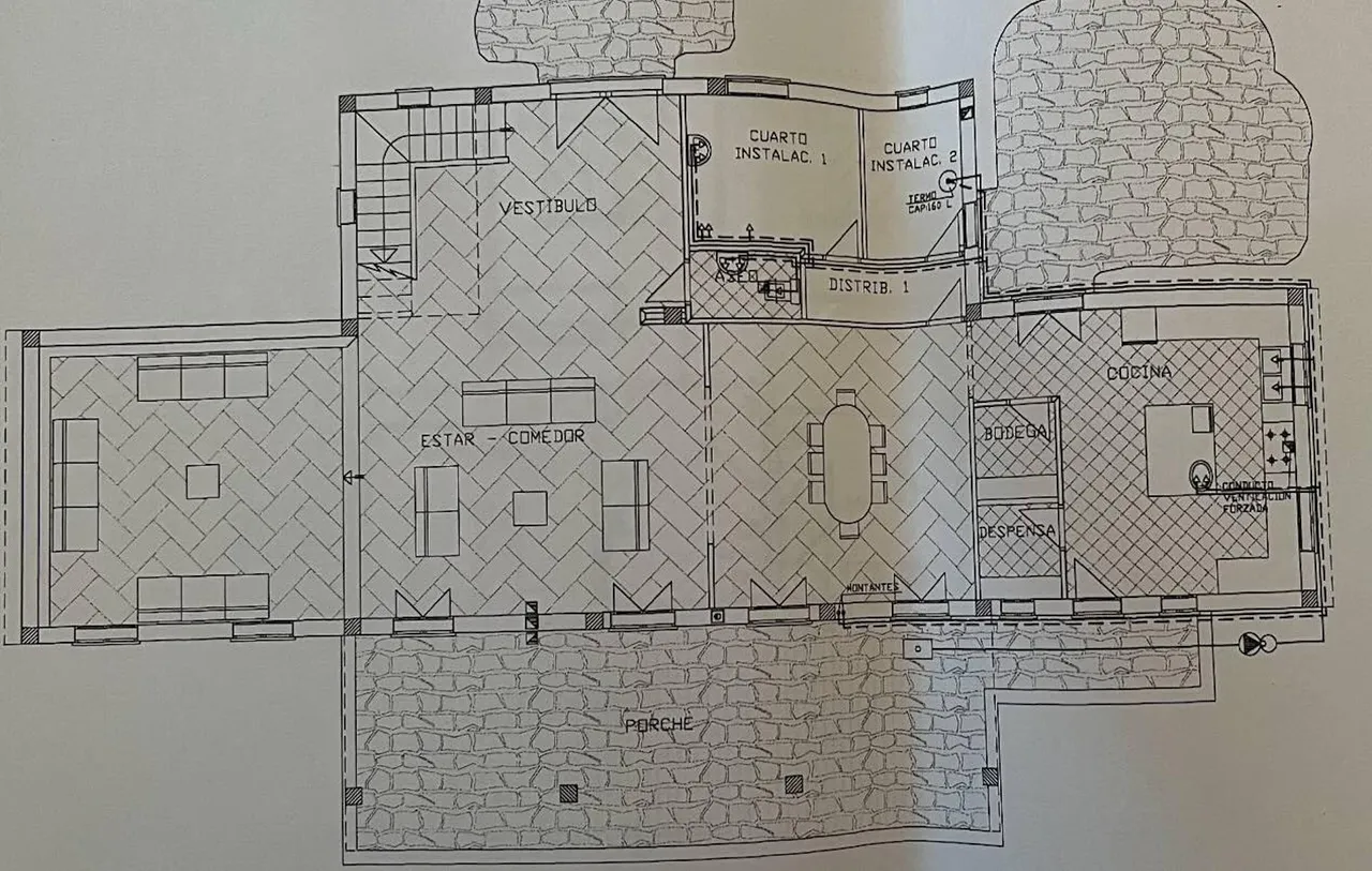 living - 662m² house / villa for sale in Montuïri, Balearic Islands - Floor Plan - 2
