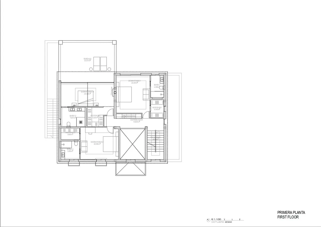 living - Casa / villa de 521m² con 140m² terraza en venta en Benahavís - Plano del piso - 4