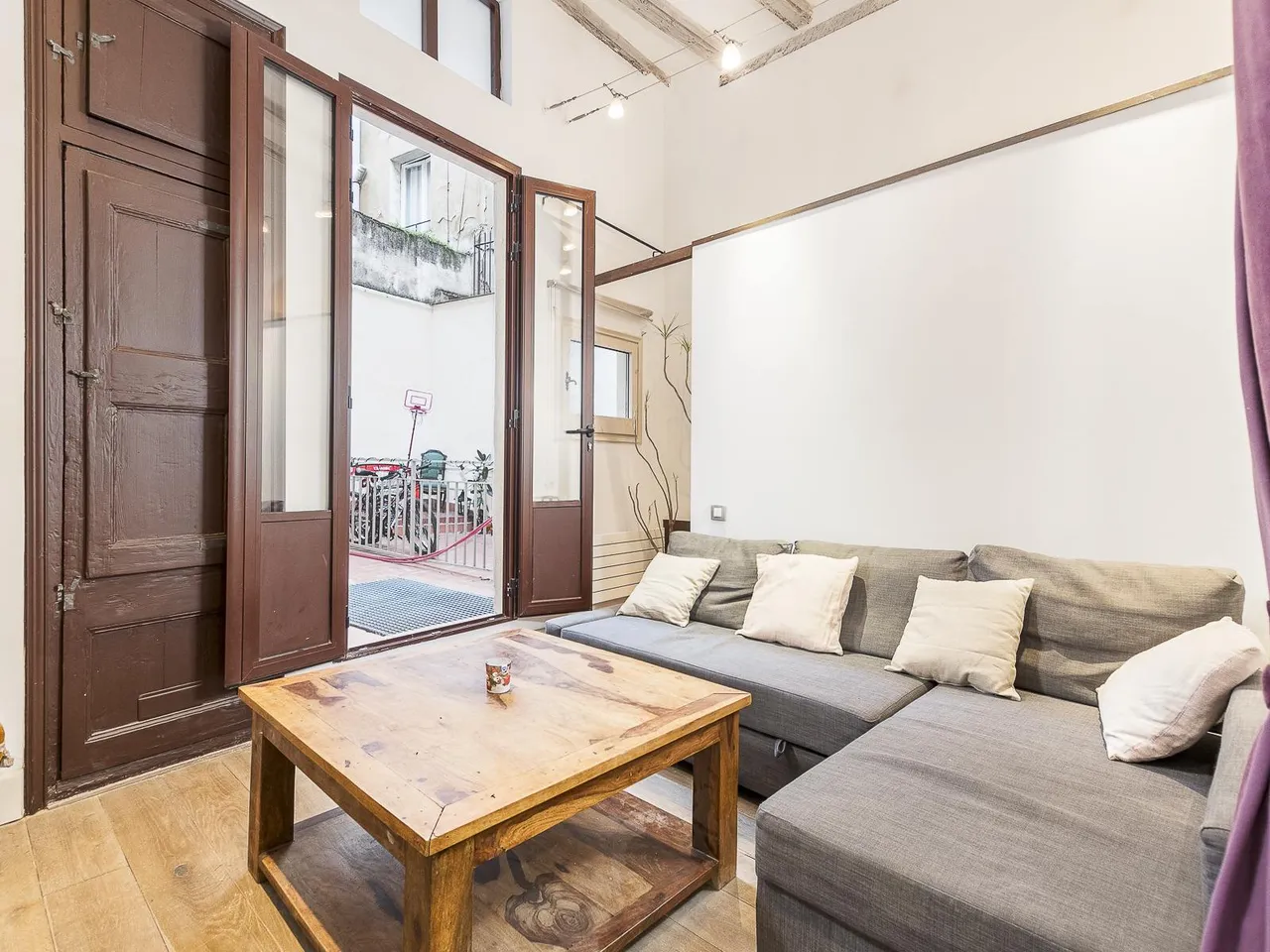 living - Piso de 85m² con 16m² terraza en venta en El Born - gallery - 5