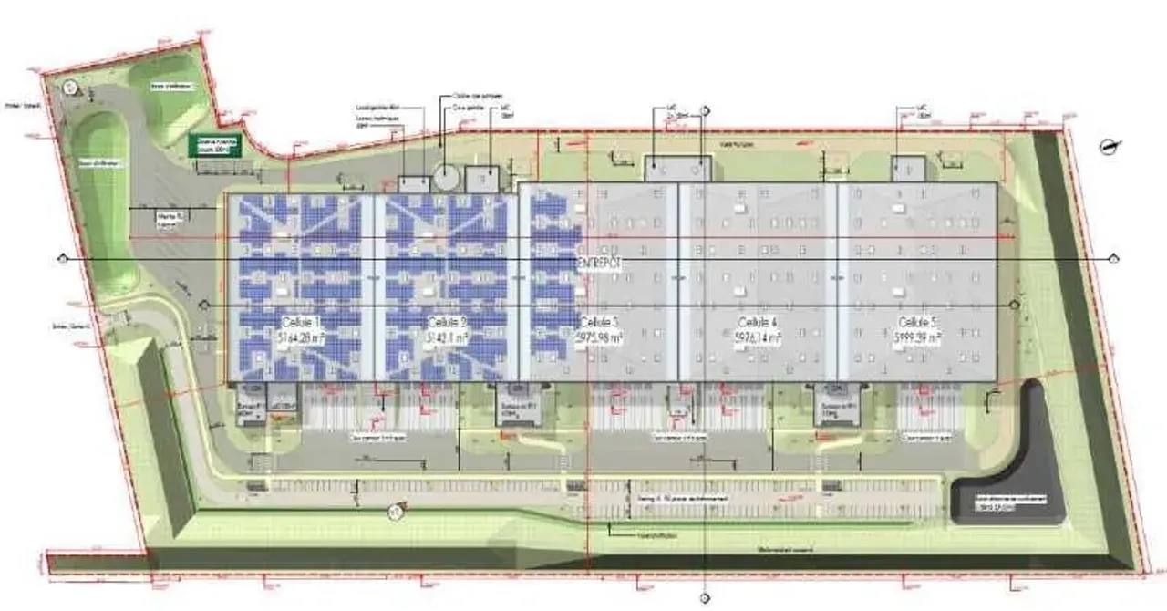logistics - Logistics Warehouse For Rent - Verdiepingsplan - 1
