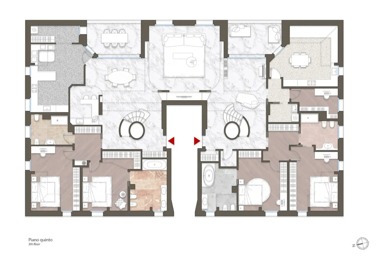 living - Palatino 7 - Wonen - Dils - Verdiepingsplan - 1