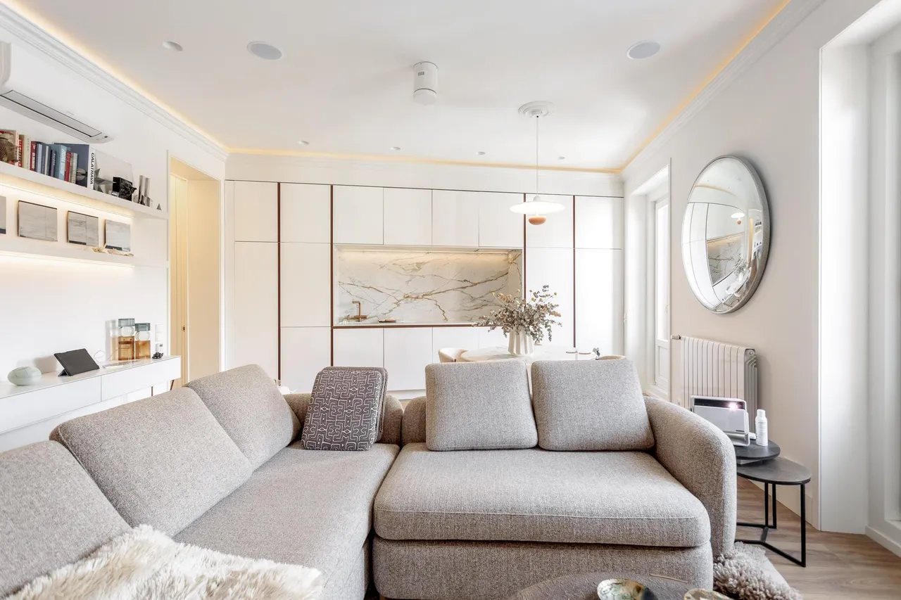 living - 100m² apartment for rent in La Latina, Madrid - gallery - 2
