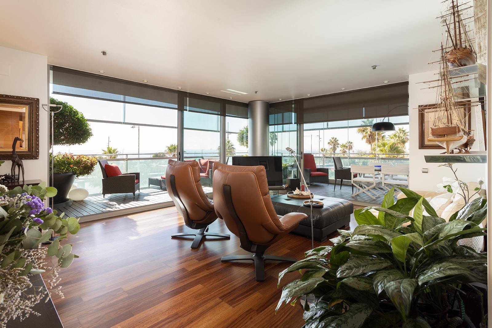 living - 130m² apartment with 84m² terrace for sale in Diagonal Mar - gallery - 10