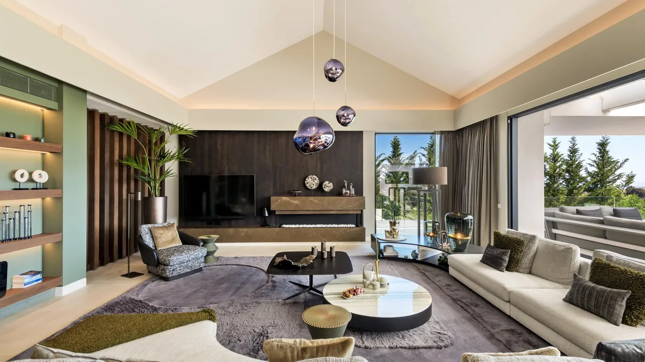 living - Casa / villa de 925m² con 220m² terraza en venta en New Golden Mile - gallery - 9