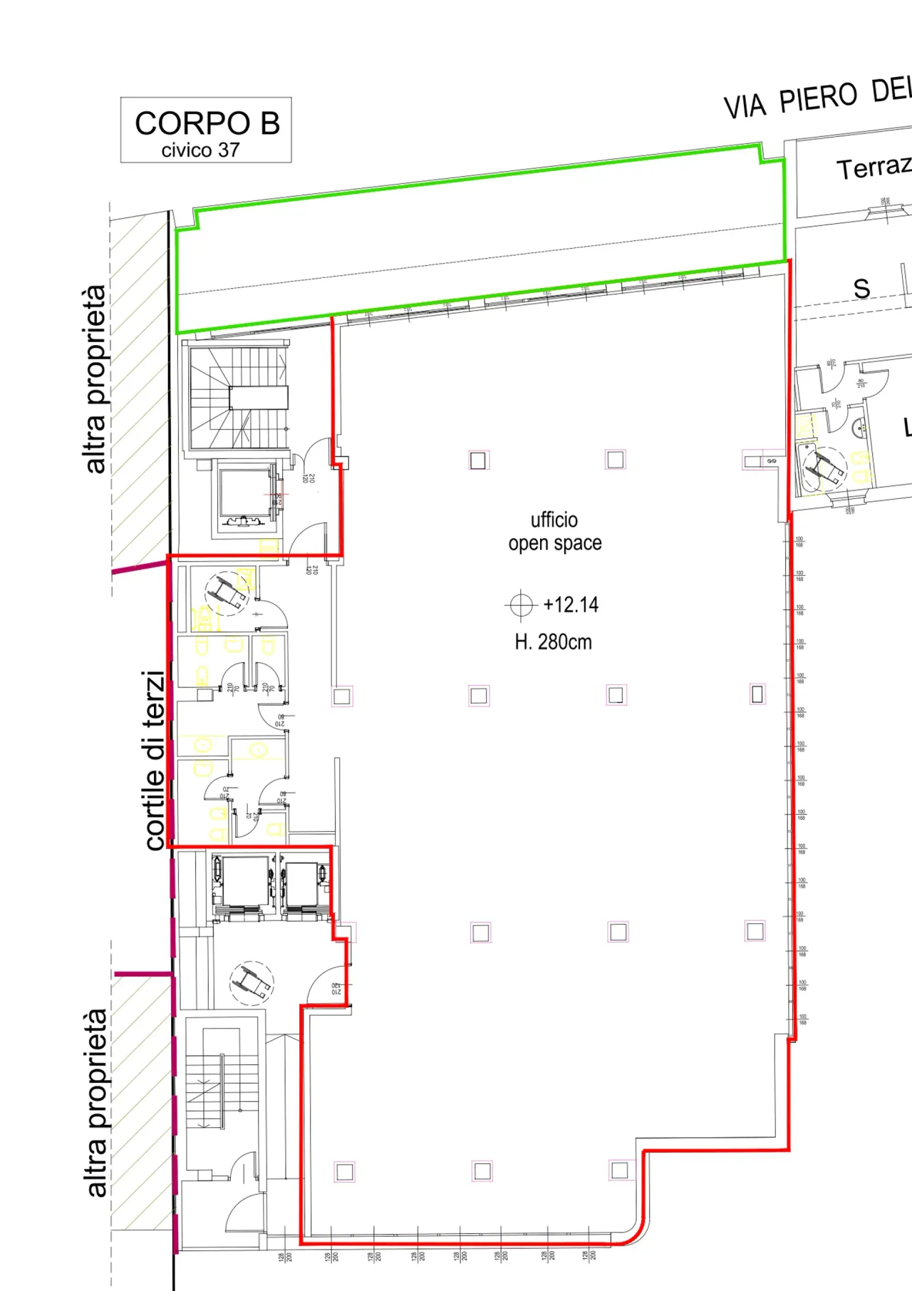 office - Piero della Francesca 37 - Uffici - Dils - Planimetria - 2