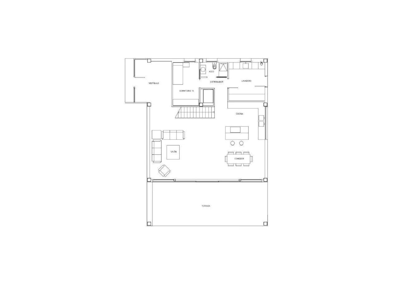 living - 318m² house / villa for sale in Canet/Almarda, Valencia - Floor Plan - 1