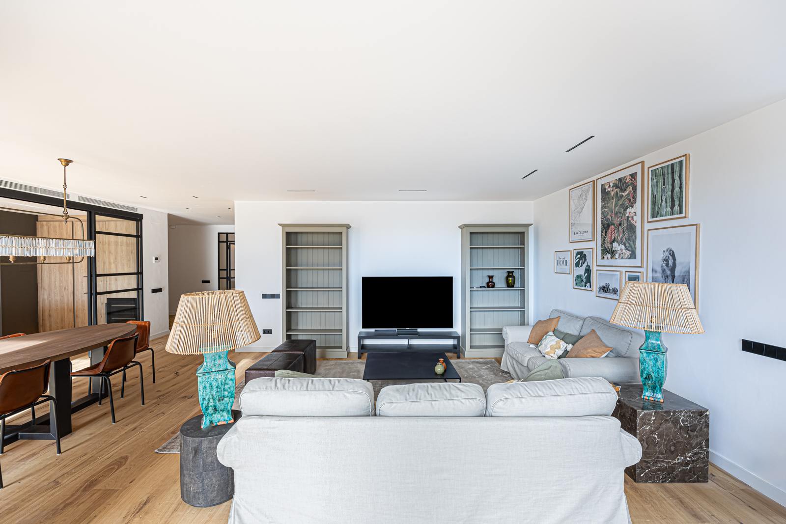 living - Piso de 210m² con 20m² terraza en venta en Turó Park - gallery - 7