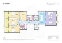 living - Piso de 200m² con 15m² terraza en venta en Eixample Derecho - Plano del piso thumbnail - 1