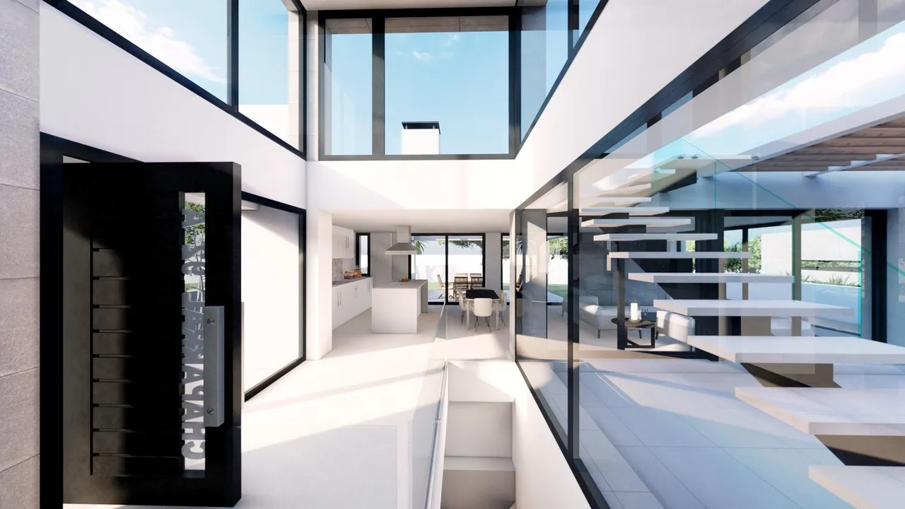 living - Villa de obra nueva con 3 dormitorios  en venta con piscina cerca del mar en Mijas Costa - gallery - 8